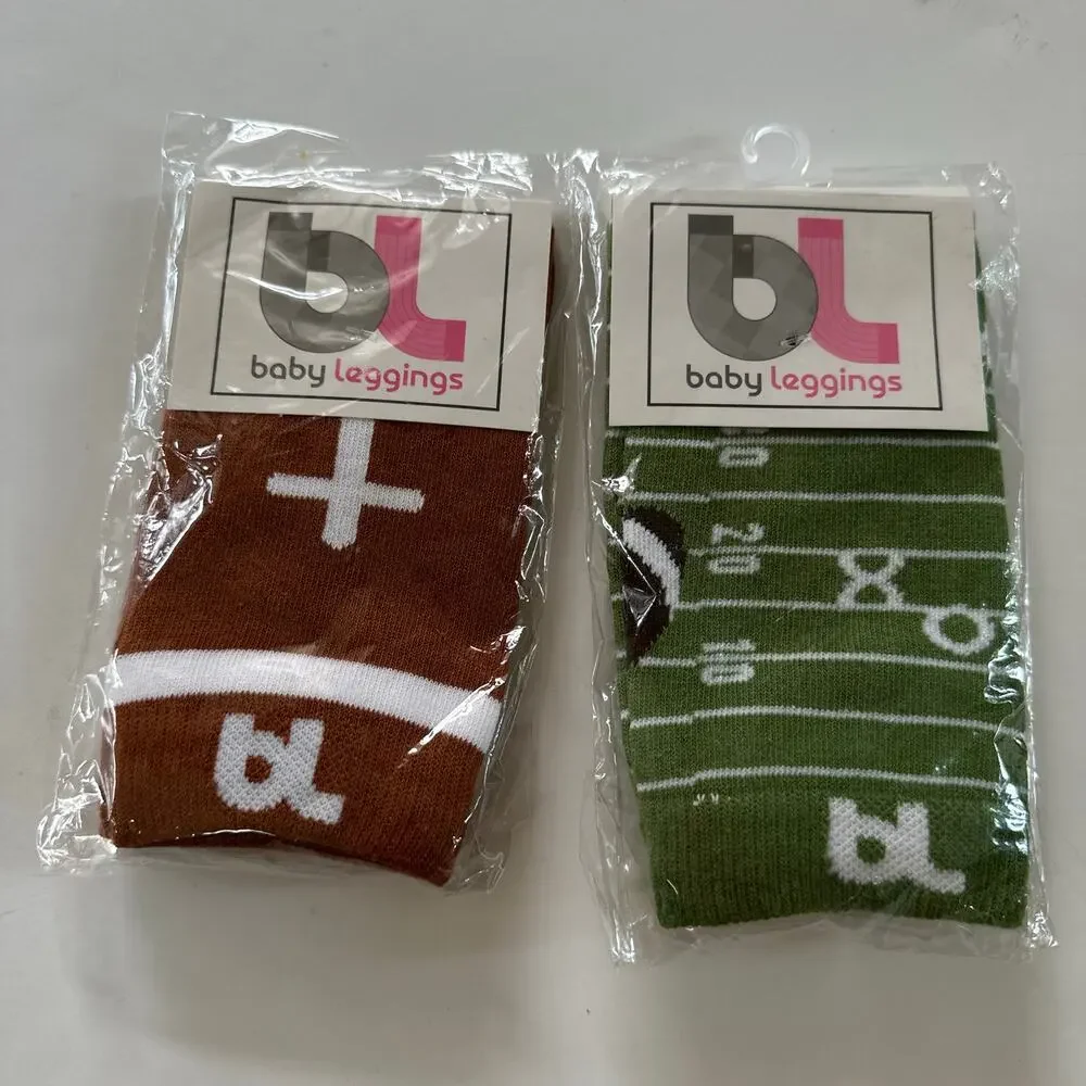 Baby Leggings Bundle - Music, Guitar, Football - New!